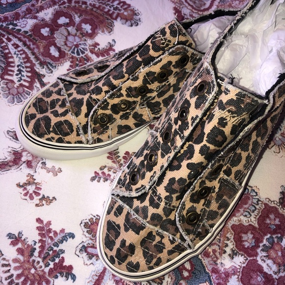New Blowfish Malibu leopard print sneakers - Picture 4 of 6